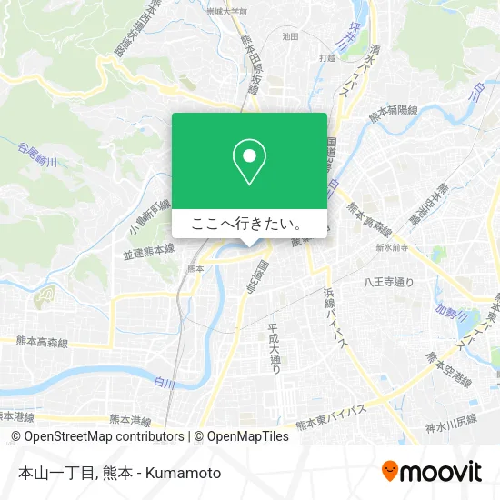 本山一丁目地図