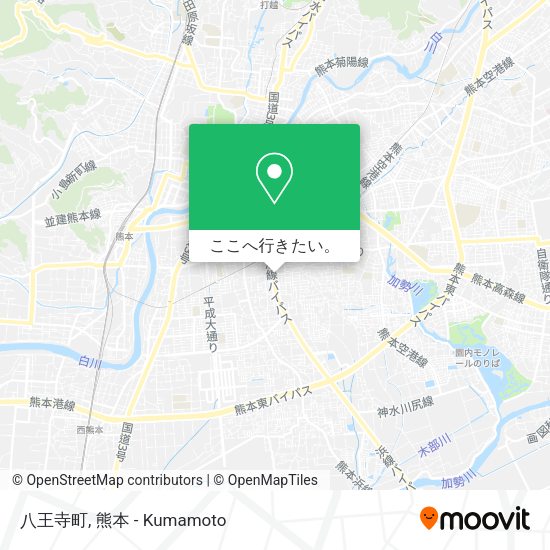 八王寺町地図