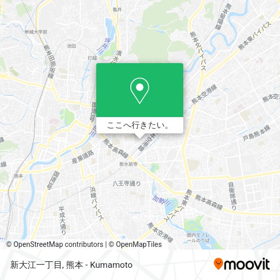 新大江一丁目地図