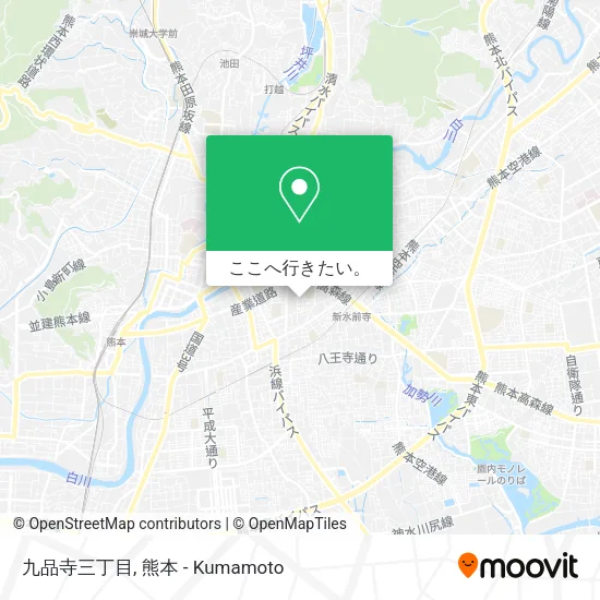 九品寺三丁目地図