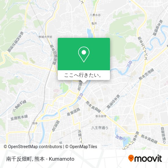 南千反畑町地図