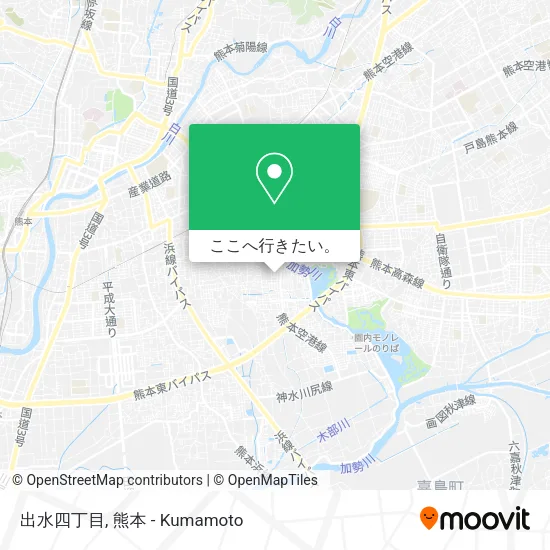 出水四丁目地図