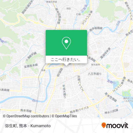 弥生町地図