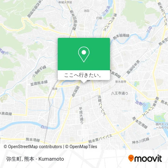弥生町地図
