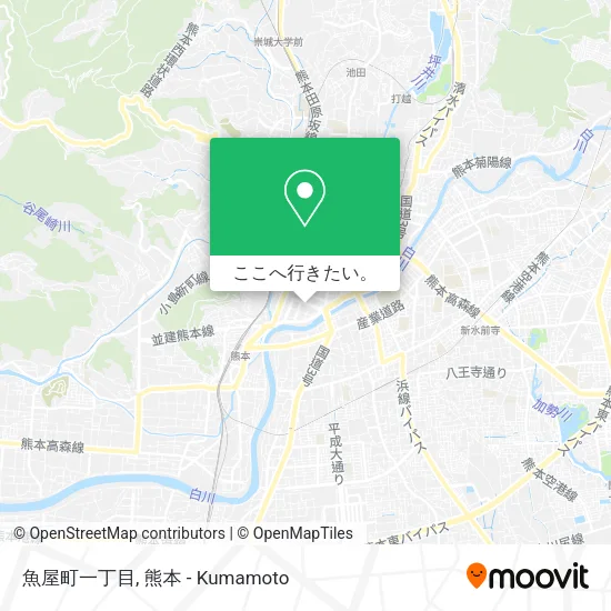 魚屋町一丁目地図