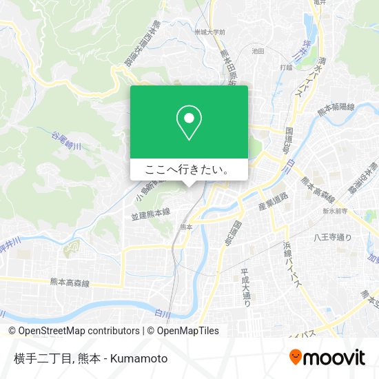 横手二丁目地図