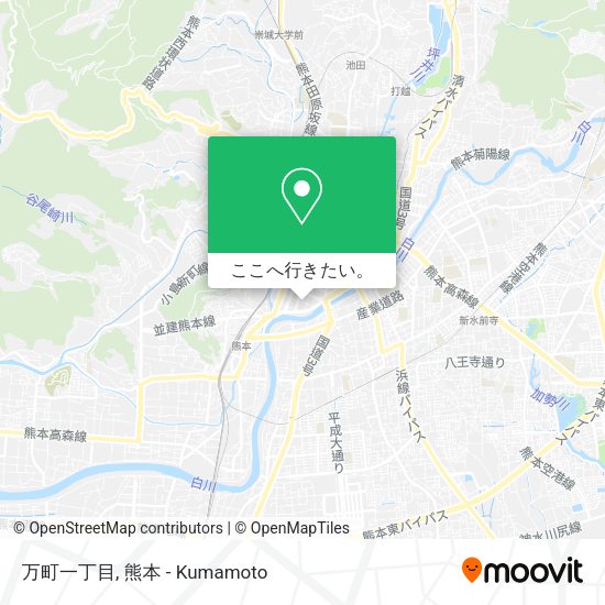 万町一丁目地図