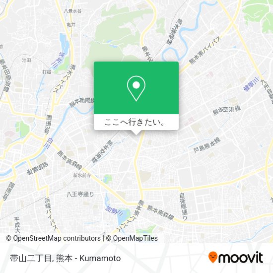 帯山二丁目地図