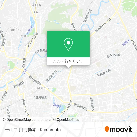 帯山二丁目地図