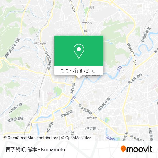 西子飼町地図