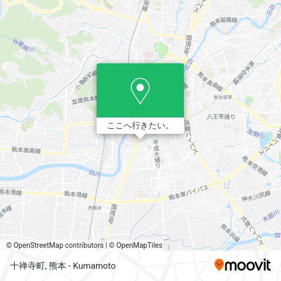 十禅寺町地図