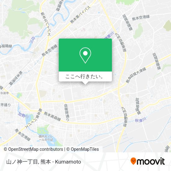 山ノ神一丁目地図