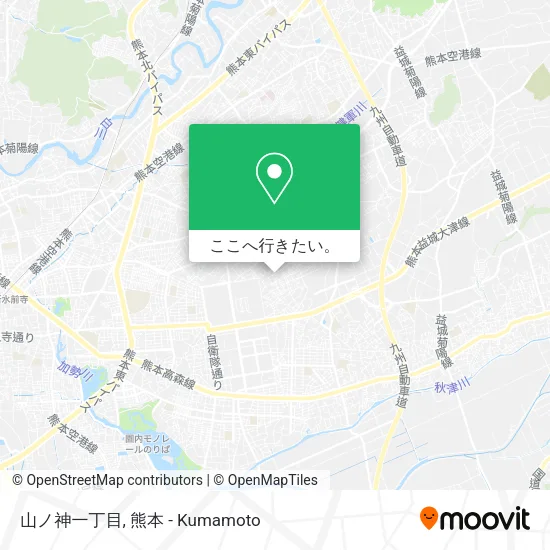 山ノ神一丁目地図
