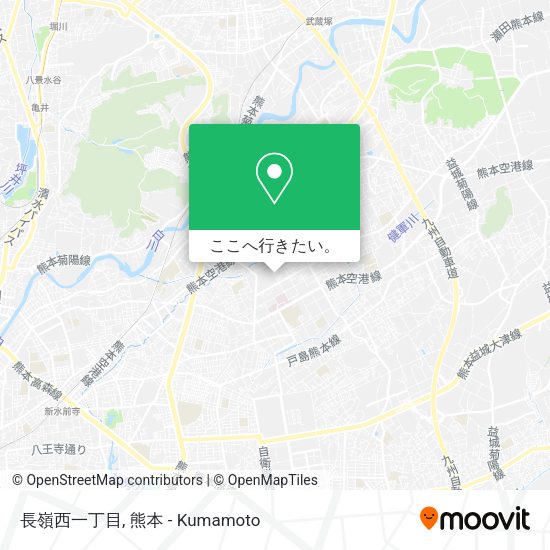 長嶺西一丁目地図