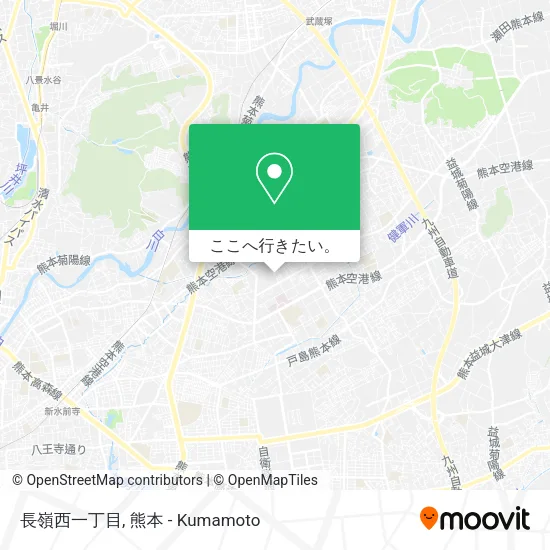 長嶺西一丁目地図
