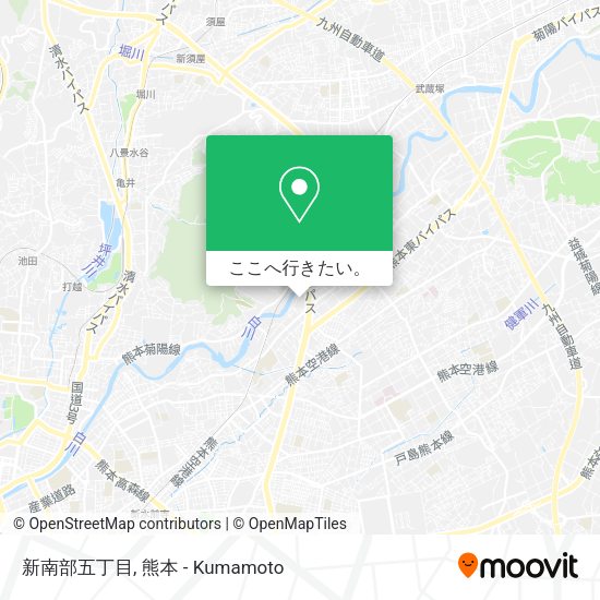 新南部五丁目地図