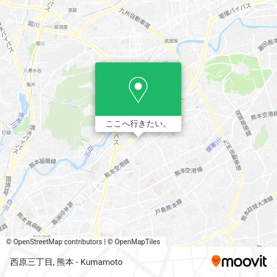 西原三丁目地図