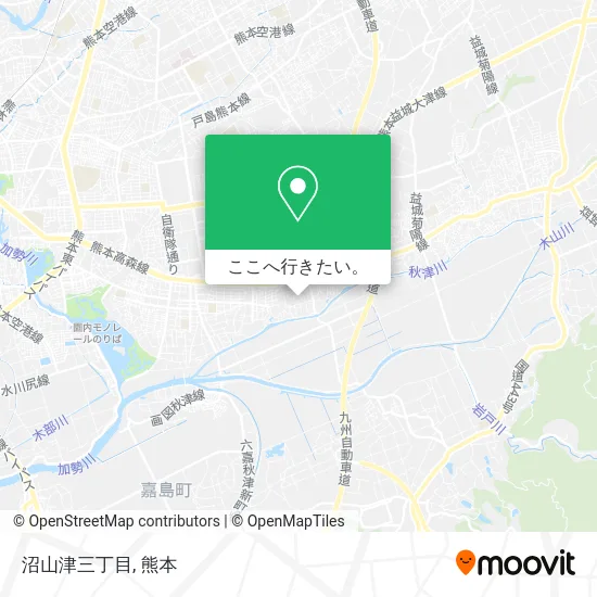 沼山津三丁目地図