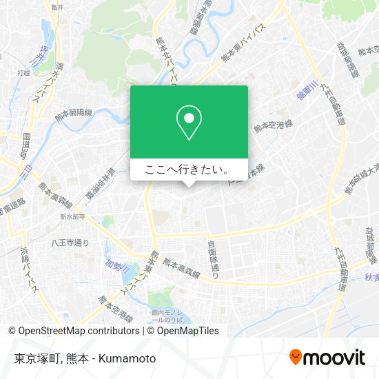 東京塚町地図