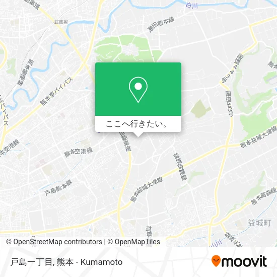 戸島一丁目地図