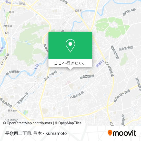 長嶺西二丁目地図