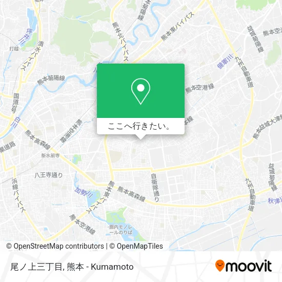 尾ノ上三丁目地図