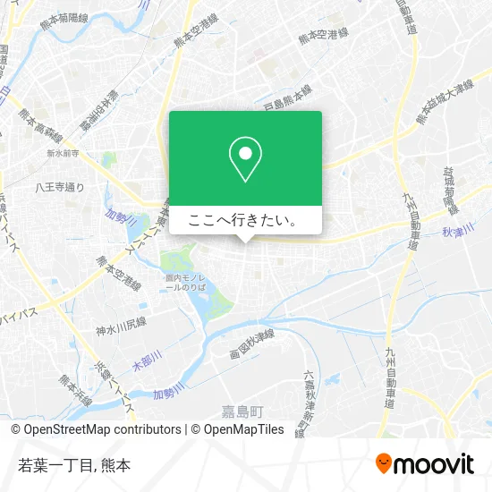 若葉一丁目地図