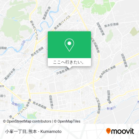小峯一丁目地図