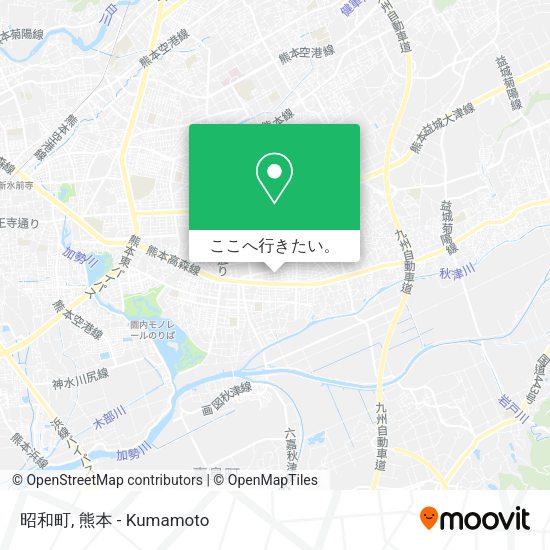 昭和町地図