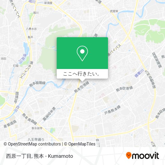 西原一丁目地図