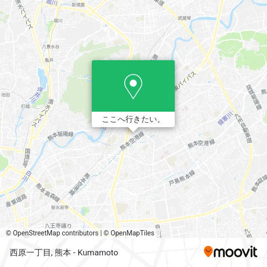 西原一丁目地図