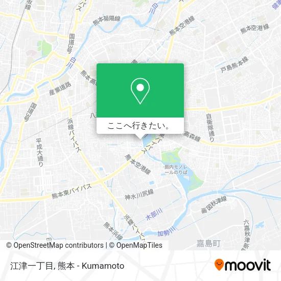 江津一丁目地図