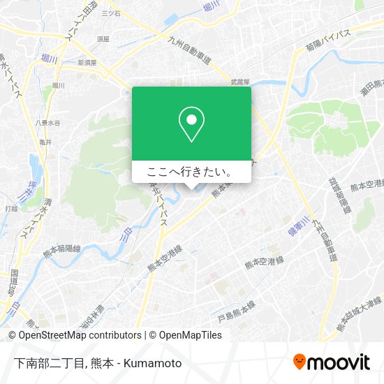 下南部二丁目地図