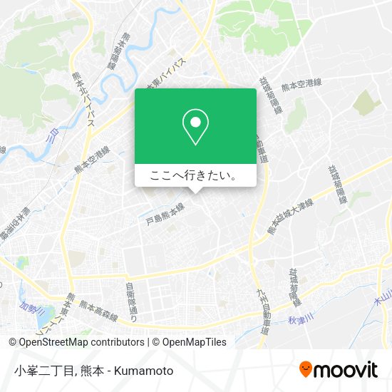 小峯二丁目地図