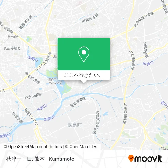 秋津一丁目地図