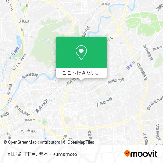 保田窪四丁目地図