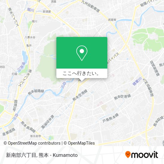 新南部六丁目地図