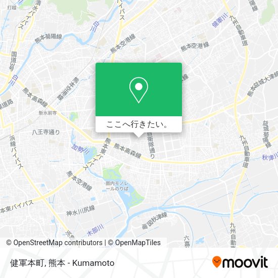 健軍本町地図