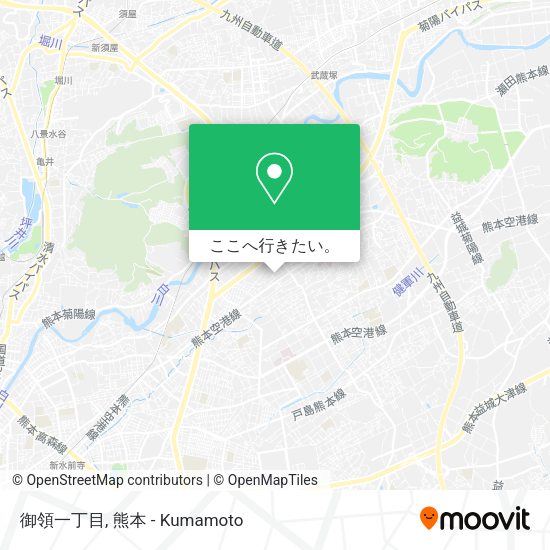 御領一丁目地図