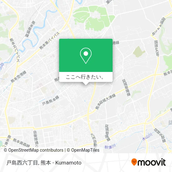 戸島西六丁目地図