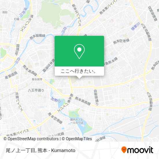 尾ノ上一丁目地図