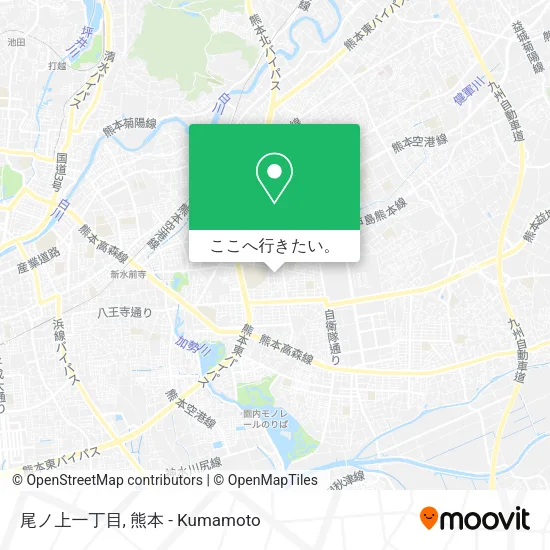 尾ノ上一丁目地図