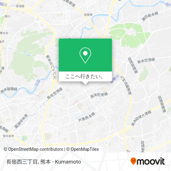 長嶺西三丁目地図