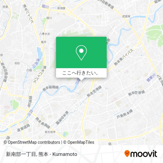 新南部一丁目地図