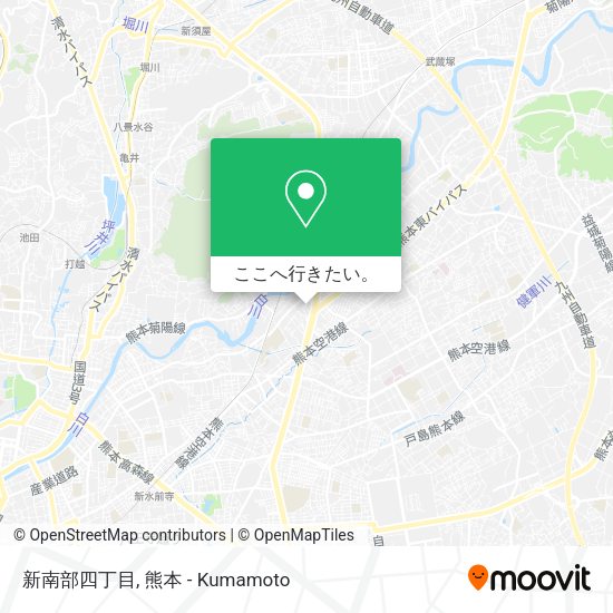 新南部四丁目地図