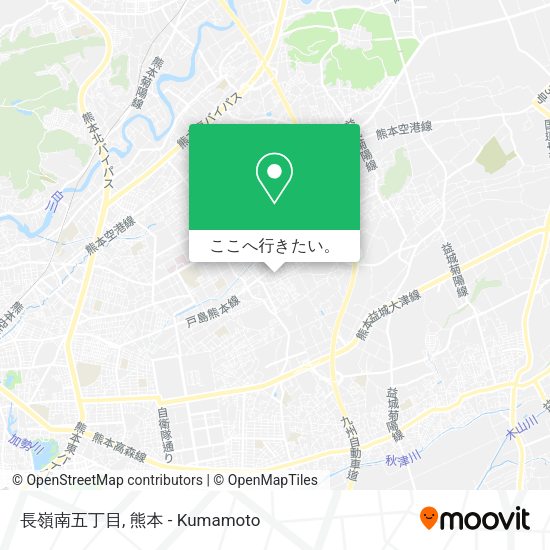 長嶺南五丁目地図