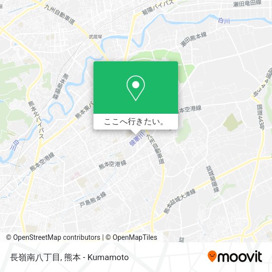 長嶺南八丁目地図