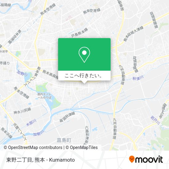 東野二丁目地図