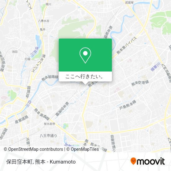 保田窪本町地図