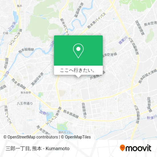 三郎一丁目地図